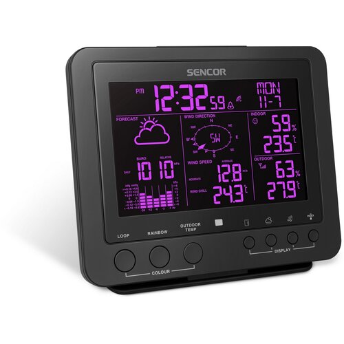 Sencor SWS 9700 Professionelle Wetterstation mitFunksensor 5-in-1