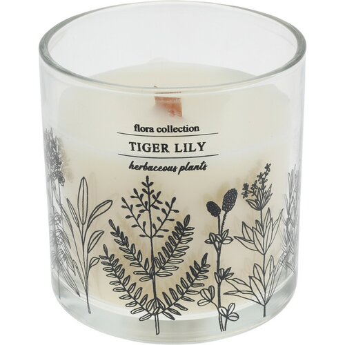 Ароматична свічка Flora Collection, Tiger Lilly, 10 x 10 см