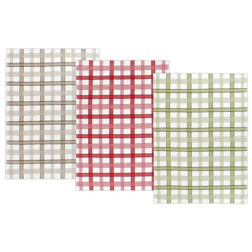 Bellatex Konyhai törölköző Káro, 50 x 70 cm, 3db-os szett