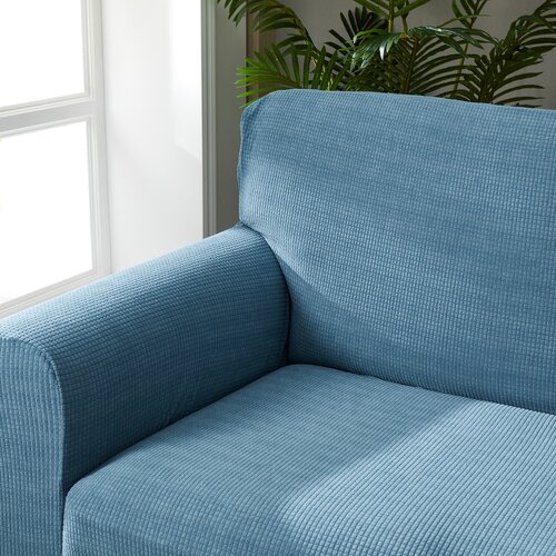 4Home Spannbezug für Sofa Magic clean Blau , 190 - 230 cm