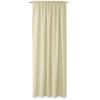 Restilo Zasłona Oxford Pleat beżowy, 140 x 250 cm