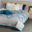 Narzuta na łóżko Laissa turkusowy, 160 x 220 cm