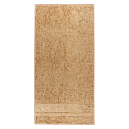 4Home Set Bamboo Premium Badetuch und Handtuch  Beige, 70 x 140 cm, 50 x 100 cm