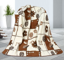 Variáció európai merinó gyapjú takaró, 155 x 200 cm
