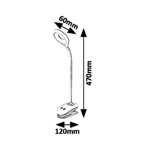 Rabalux 6448 Настільна світлодіодна лампа Harris