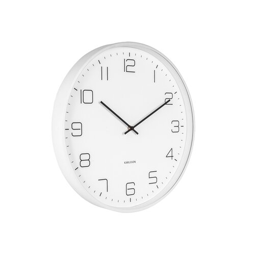 Karlsson KA5751WH Dizajnové nástenné hodiny, 40 cm