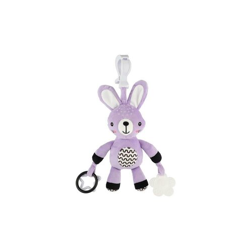 Chrastítko babyted Zajíček plyš 30 cm závěs na postýlku /kočárek