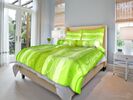 Bavlnené obliečky Kolesá zelená, 140 x 200 cm, 70 , svetlo zelená, 140 x 200 cm, 70 x 90 cm