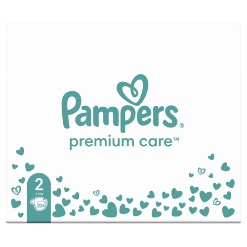 Pampers Plienky Premium Care 224 ks, veľkosť 2