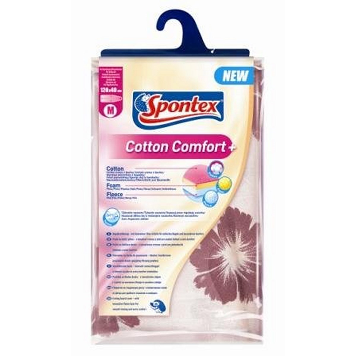 Spontex Cotton Comfort + poťah na žehliacu dosku 120 x 40 cm