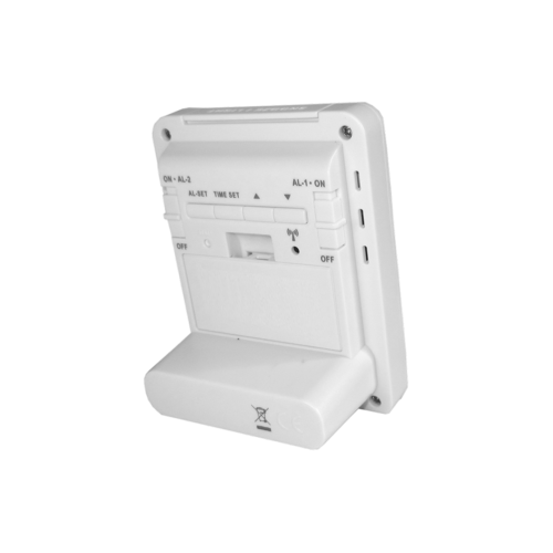 Ceas deșteptător digital Lavvu Duo White LAR0020, 9,2 cm