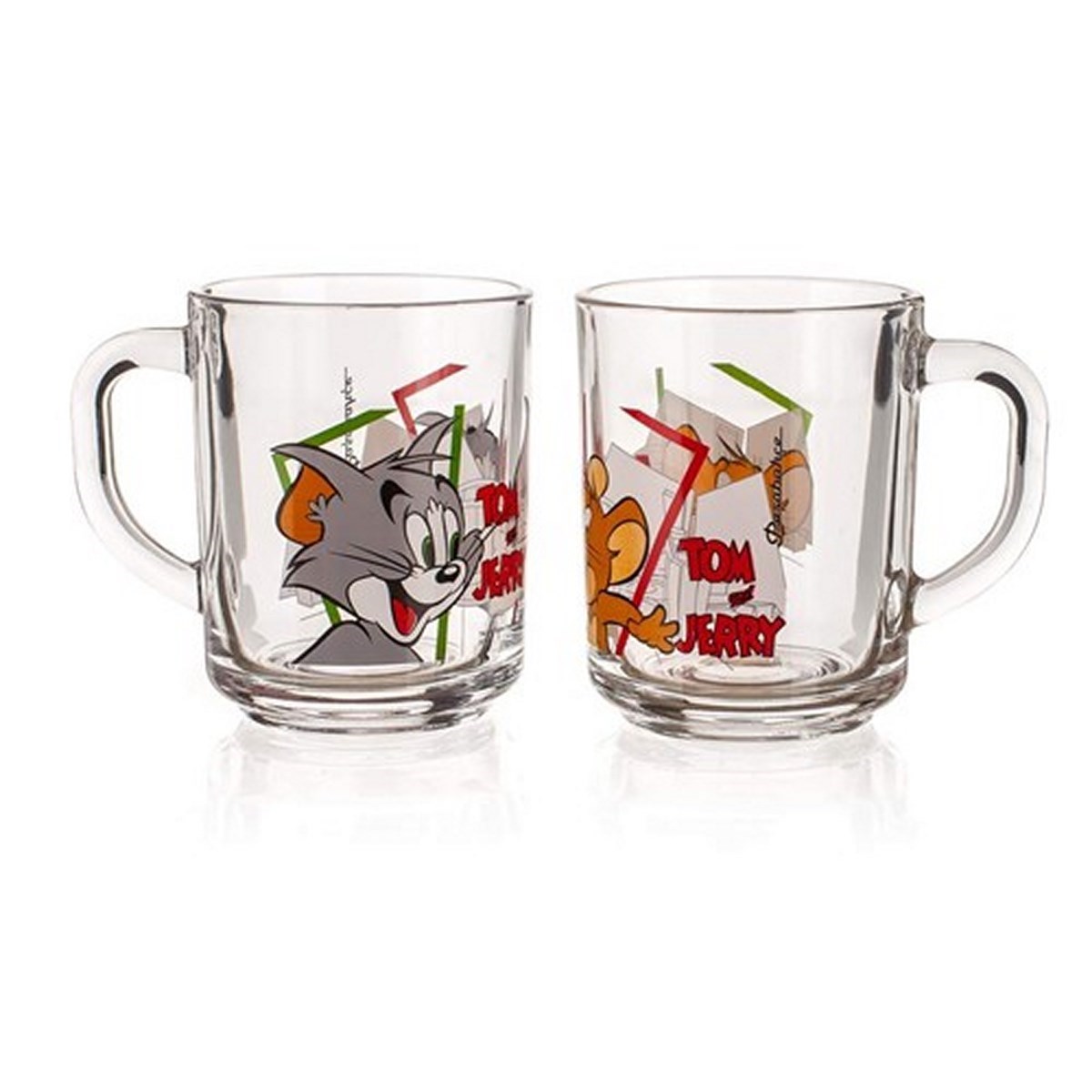Tom&Jerry Skleněný hrnek 2 ks 250 ml