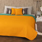 4Home Prehoz na postel Doubleface oranžová/zelená , 220 x 240 cm, 2 ks 40 x 40 cm