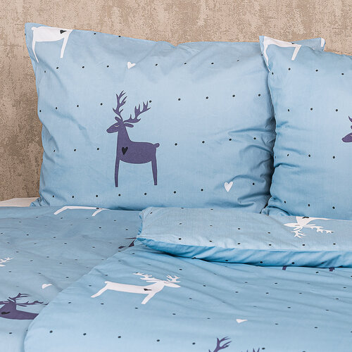 4Home Deer love pamut ágynemű, 140 x 220 cm, 70 x 90 cm