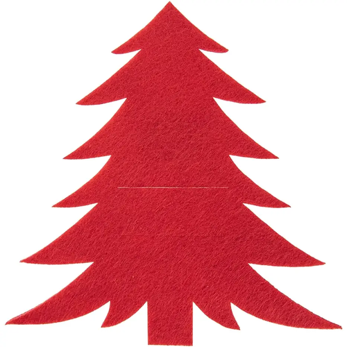 Orion Bestecktasche Baum Rot, 18 x 18 cm, 2-er Set