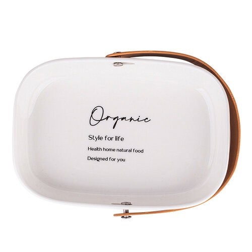 Altom Porcelanowa taca Organic, 20 x 14 x 4 cm