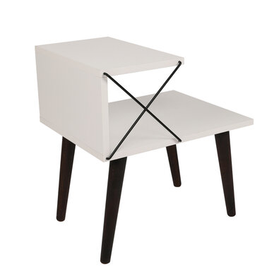 Măsuță de noptieră Cross White