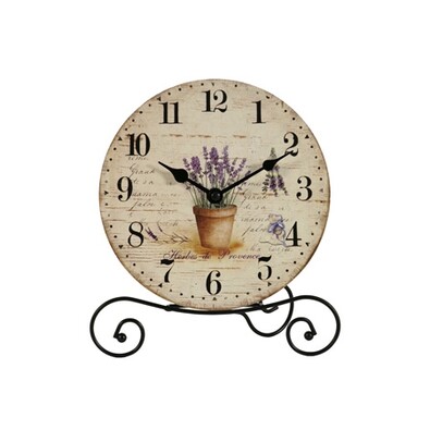 Stolní hodiny Herbes de Provence 20 cm