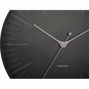 Karlsson 5769BK dizajnové nástenné hodiny, pr. 40 cm