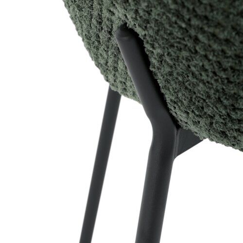Esszimmerstuhl-Set Bouclé CT-W1077 GRN2, 4 Stück