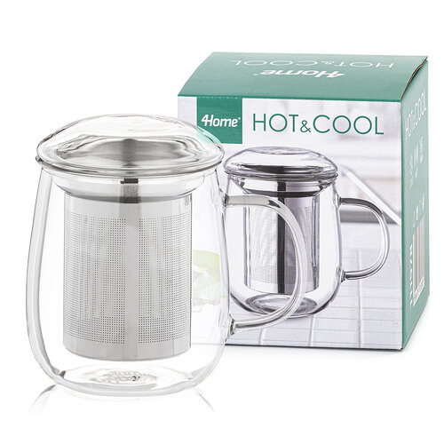 4Home Čajnik s cedilom Hot&amp;Cool 450 ml