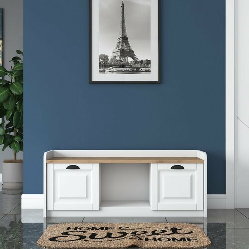 Botník Pilo White and Walnut