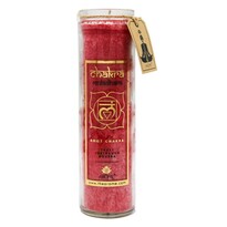 Arome Vysoká vonná svíce Chakra Důvěra, vůně růže a vanilky, 320 g