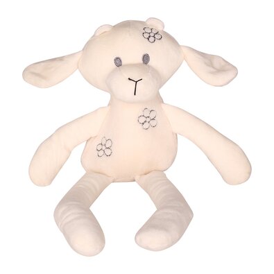 Plišasta ovca trebuh 35 cm, bela