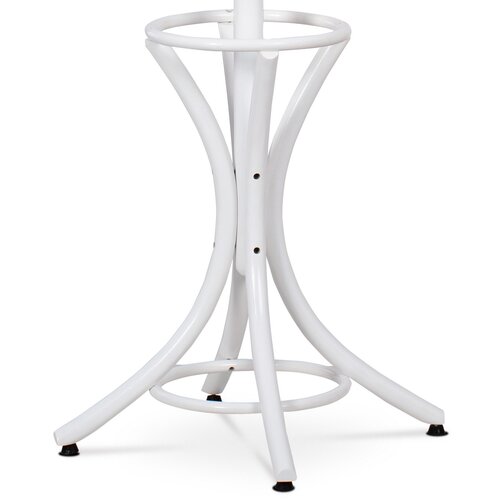 Garderobenständer aus Massivhoz Weiß matt, 185 cm