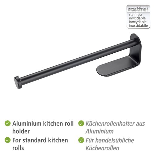 Wenko Wandhalter für Papierhandtücher Nio,  Schwarz