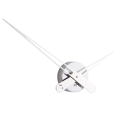 Future Time FT9650CH Hands chrome Designowe zegar ścienny, śr. 60 cm