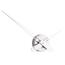 Future Time FT9650CH Hands chrome Designowe zegar ścienny, śr. 60 cm