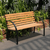 Gartenbank, schwarz/natur, LACEA