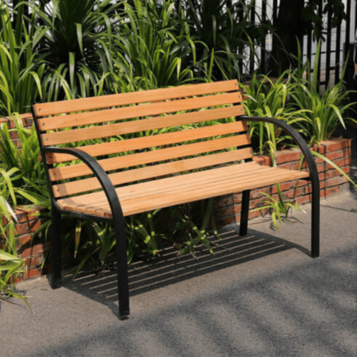 Gartenbank, schwarz/natur, LACEA