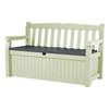 Keter Gartenaufbewahrungsbox mit Sitzbank Eden beige, 265 l, 140 x 60 x 84 cm