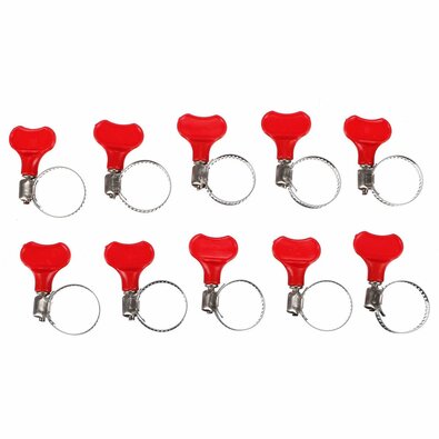 Sixtol Zacisk do węży z motylkiem MECHANIC CONNECT 16-25 mm, 10 szt.