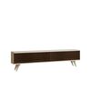 Stolik pod telewizor Hill Walnut and White