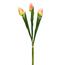 Umělá kytice tulipánů růžová, 50 cm