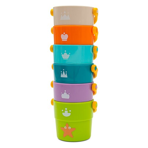 Baby Mix Kubki z grą, 6 szt.
