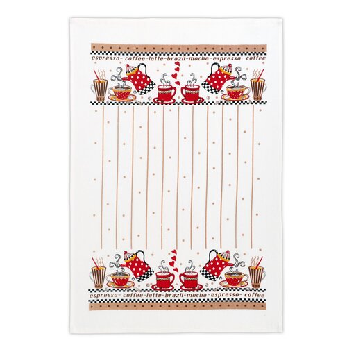 Bellatex Geschirrtuch Latte, 40 x 60 cm , 2er-Set