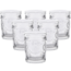Altom Set of 6 Daisy glasses, 290 ml