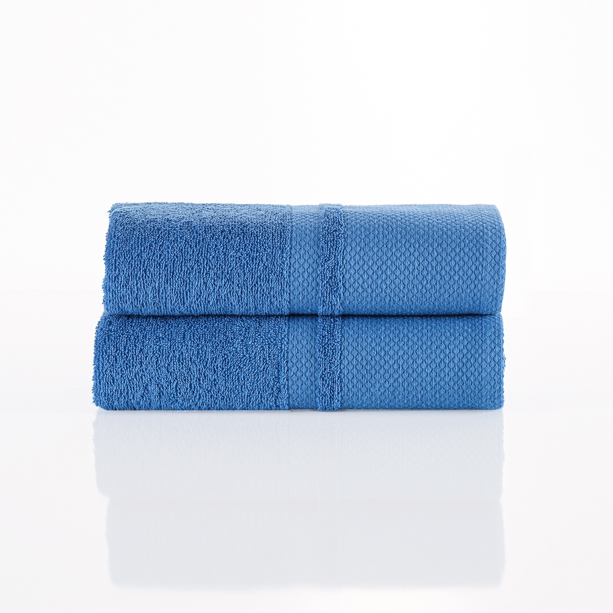 Prosop de bumbac 4Home Deluxe albastru, 50 x 100cm , set de 2 buc., 50 x 100 cm