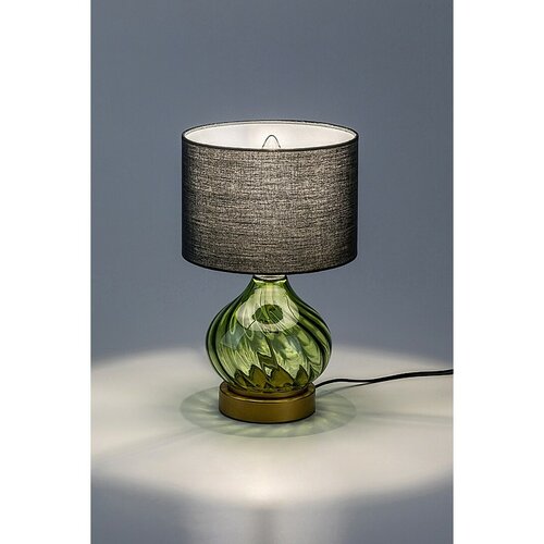 Rabalux 74033 dekoratívna stolná lampa Pirelo, E14, 1x max. 25W, fľaškovo zelená