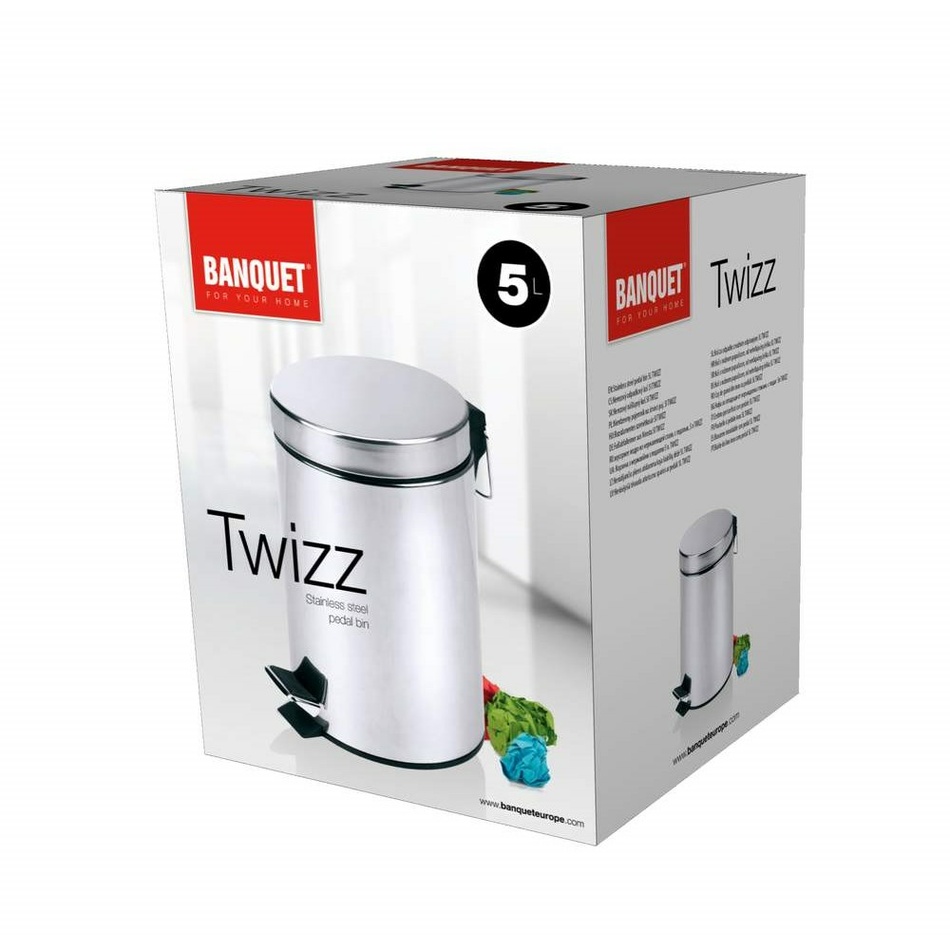 Banquet TWIZZ hulladékgyűjtő, 5 l , 5 l termék 2. képe