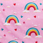 4Home Rainbow gyerek pamut ágyneműhuzat kiságyba, 100 x 135 cm, 40 x 60 cm