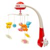 Baby Mix Kolotoč nad postieľku so svetelným projektorom, červená