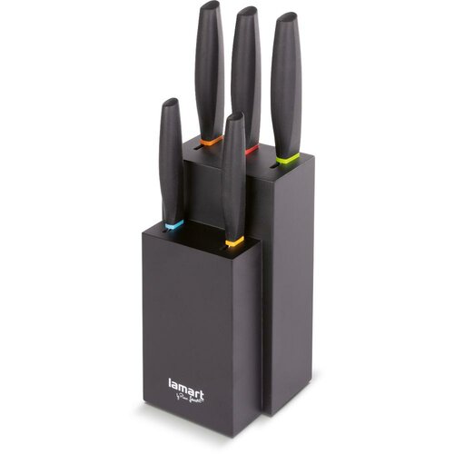 Lamart LT2158 set nožev v bloku Color, 5 kosov