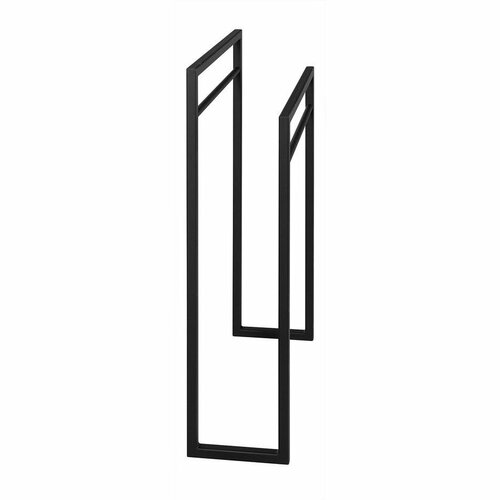 SAPHO Ska301 Ska stojak na ręczniki 55 x 79 x 20 cm, czarny matowy