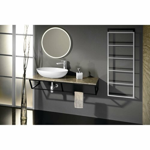 Suport pentru prosoape SAPHO Ska512 Ska montat peperete 60 x 115 x 10 cm, alb mat