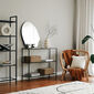 Metallregal D100, schwarz
